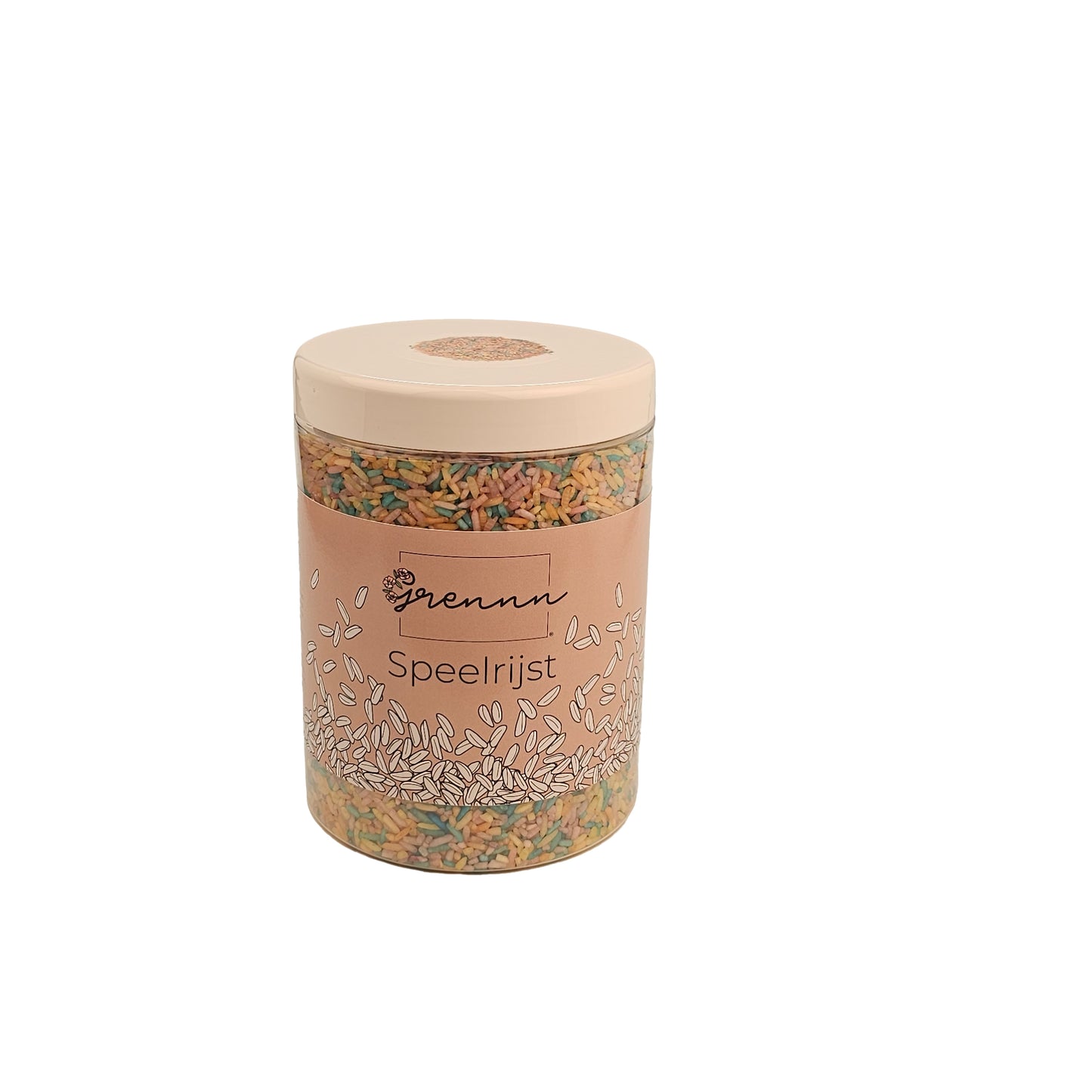 Grennn speelrijst pastel mix