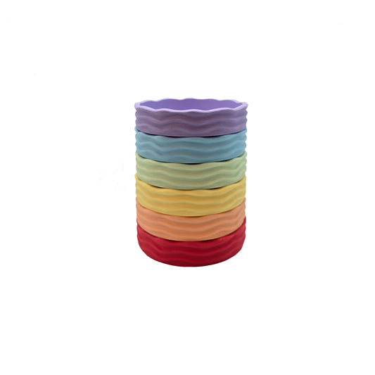 Grennn 'Wave' pastelbakjes set