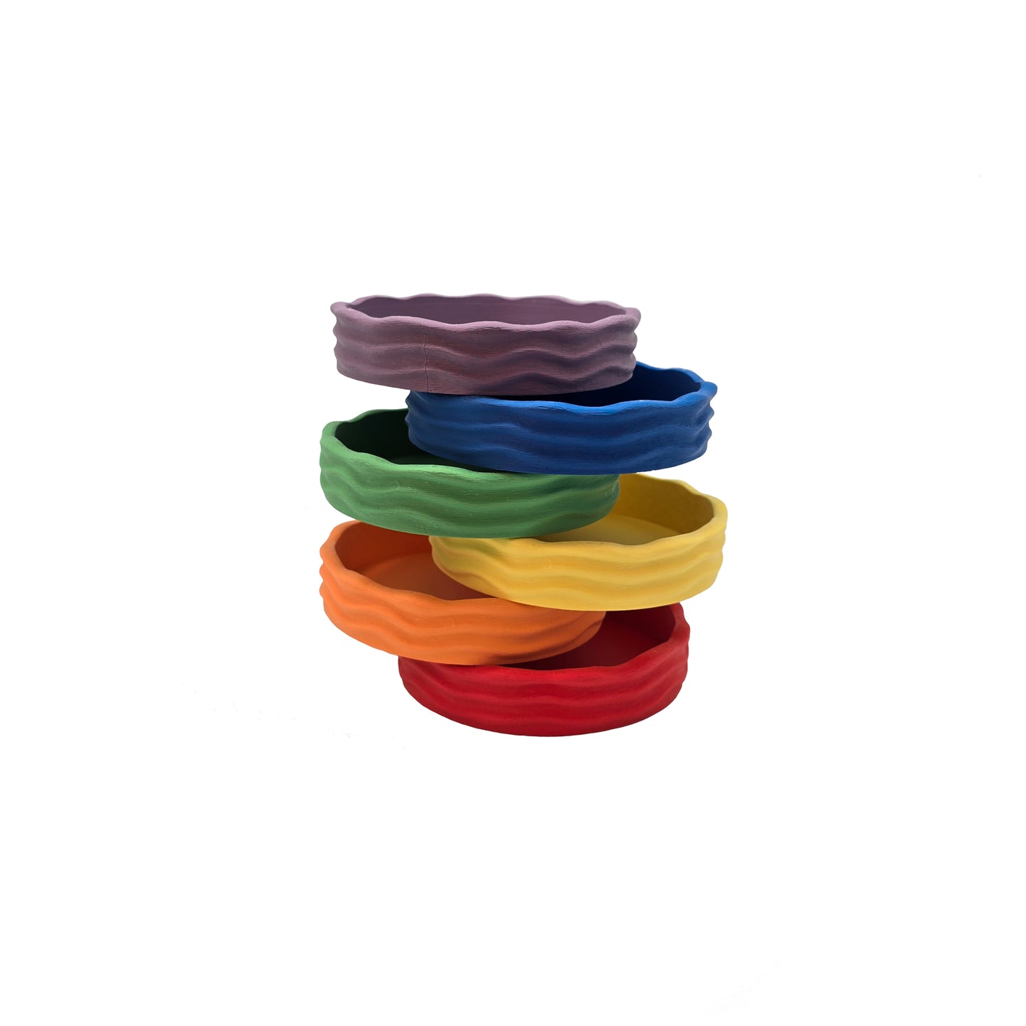 Grennn 'Wave' regenboogbakjes set