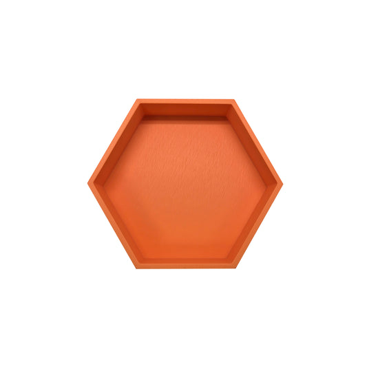 Grennn speelbakje 'mandigo' oranje zeshoekig (B7)