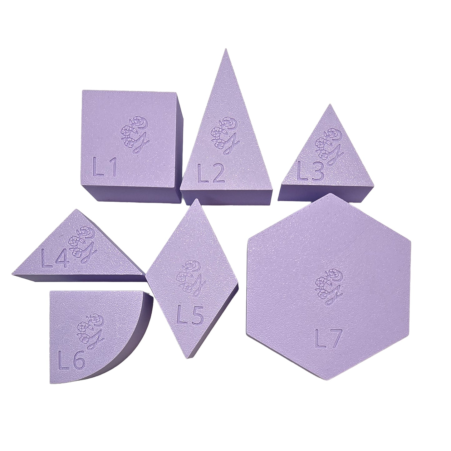 Grennn speelbakje 'mandigo' pastel paars kwartcirkel (L6)