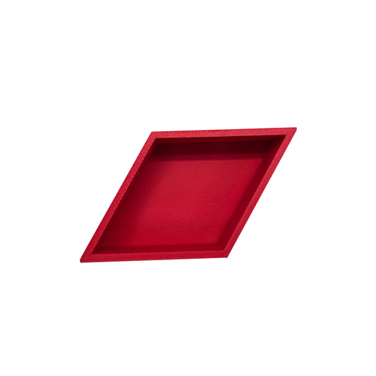 Grennn speelbakje 'mandigo' rood ruit (C5)