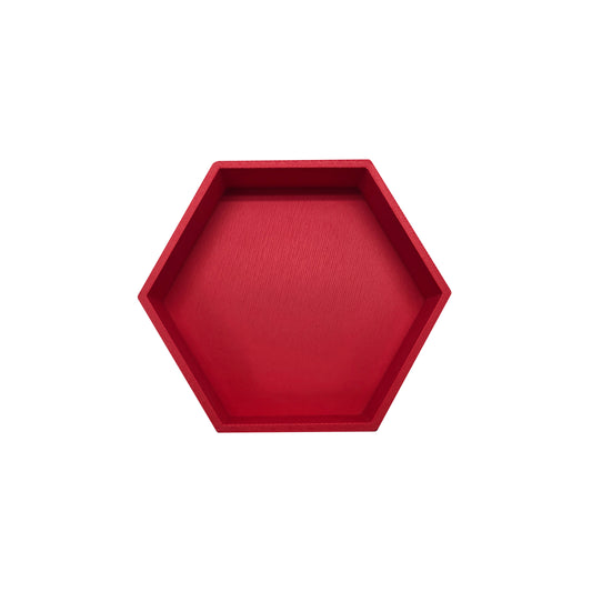 Grennn speelbakje 'mandigo' rood zeshoekig (C7)