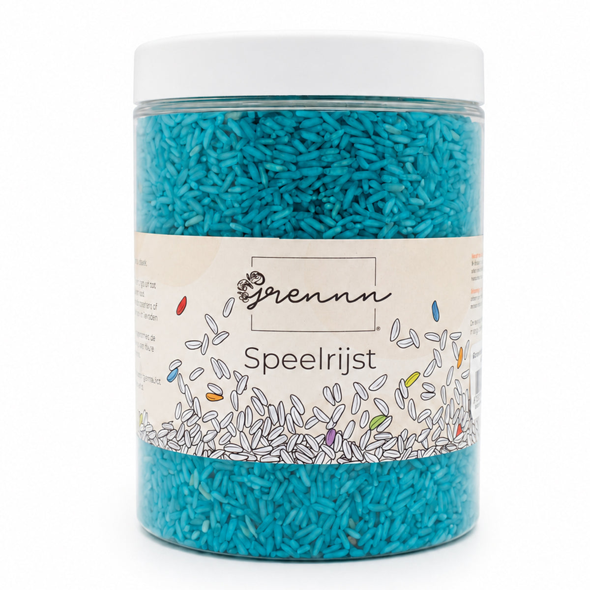 Grennn speelrijst licht blauw