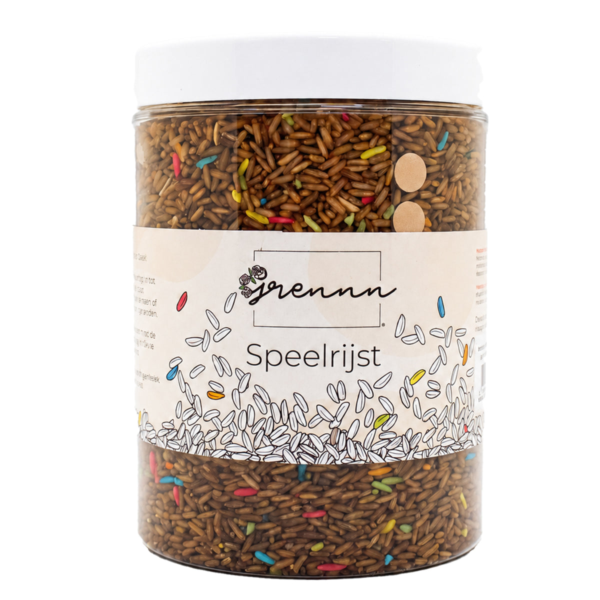 Grennn speelrijst sint met Grennn mix