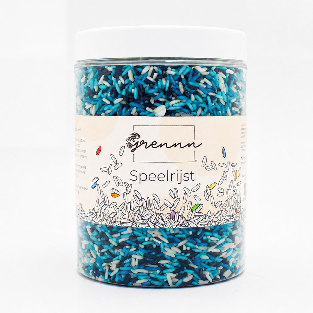Grennn speelrijst snow mix