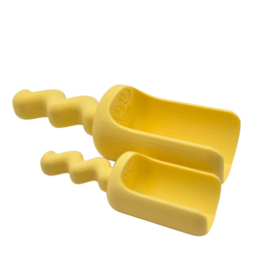 Grennn Speelschepje XL 'Wave' pastel geel