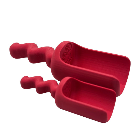 Grennn Speelschepje XL 'Wave' pastel rood