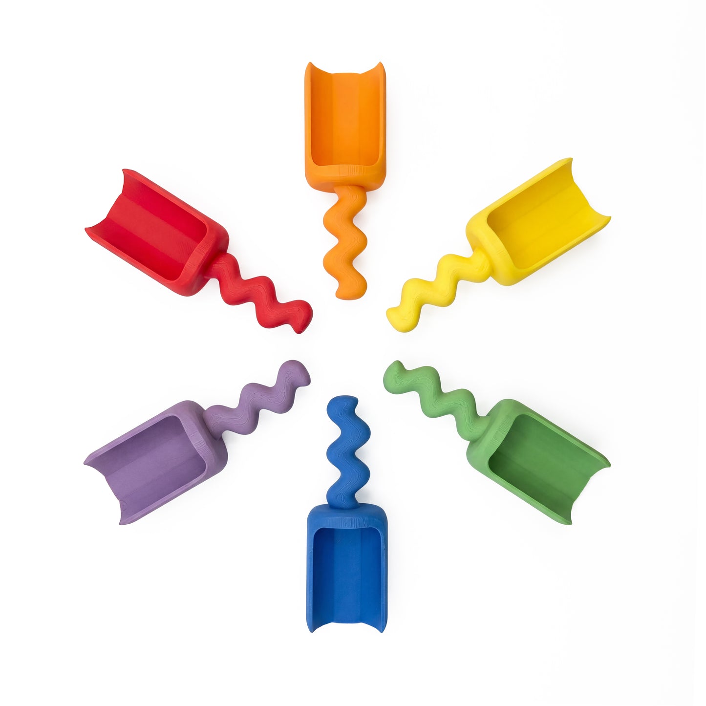 Grennn speelschepjes set regenboog