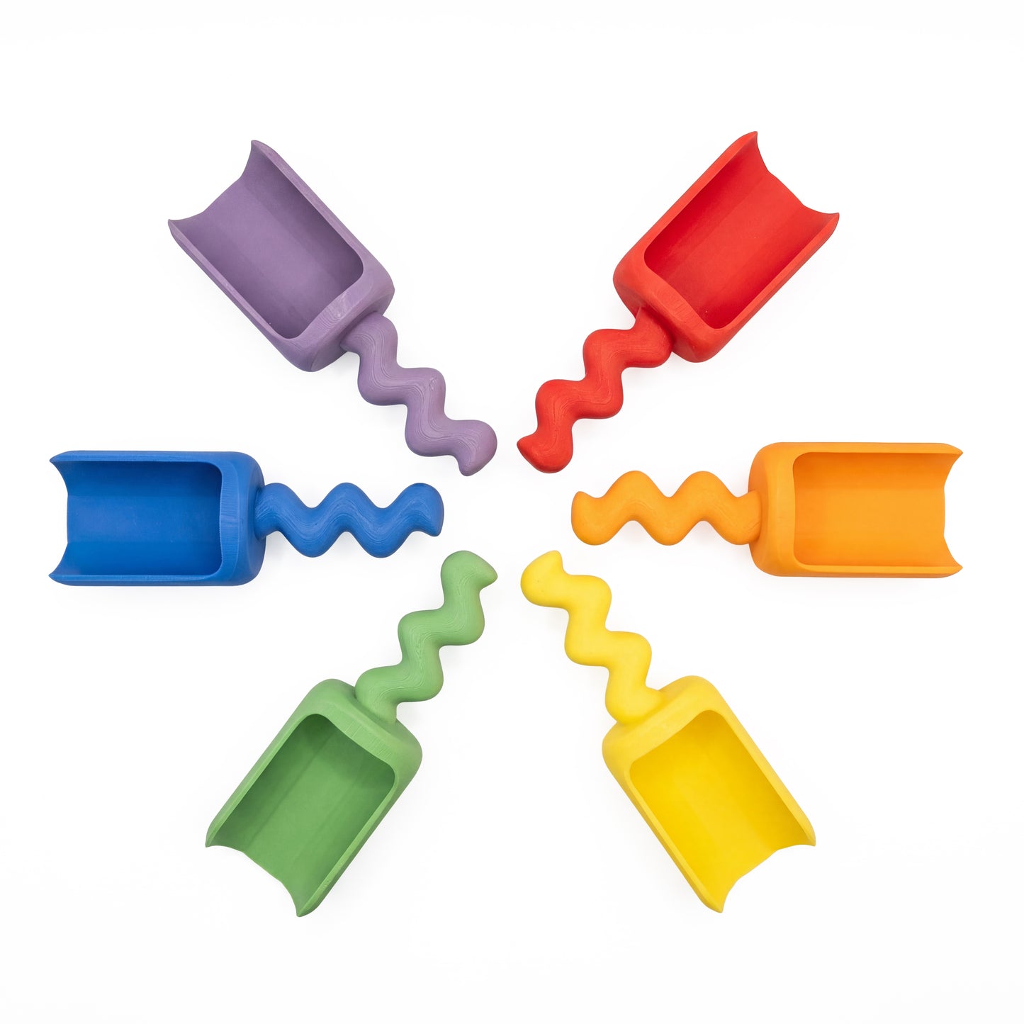 Grennn speelschepjes XL set regenboog