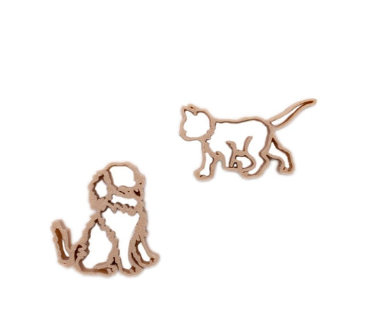 Grennn kat en hond uitsteker