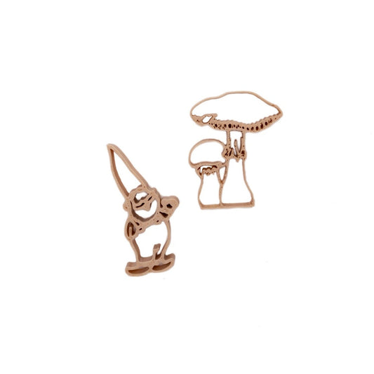 Grennn mushroom and gnome cutter