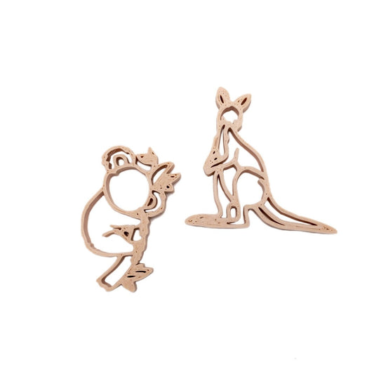 Grennn koala en kangoeroe uitsteker