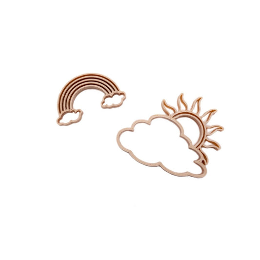 Grennn zon en regenboog uitsteker