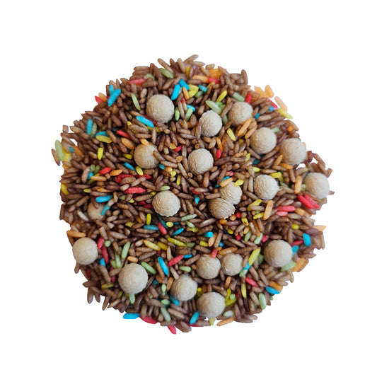 Grennn speelrijst sint met Grennn mix