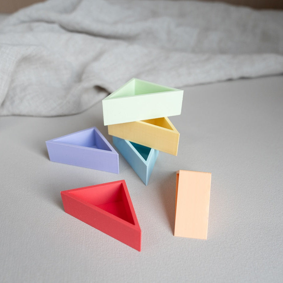 Grennn 'mandigo' pastel rechte driehoek