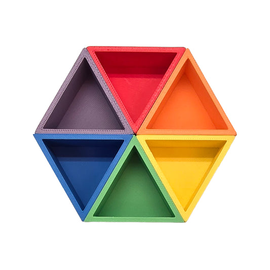 Grennn 'mandigo' regenboog driehoek