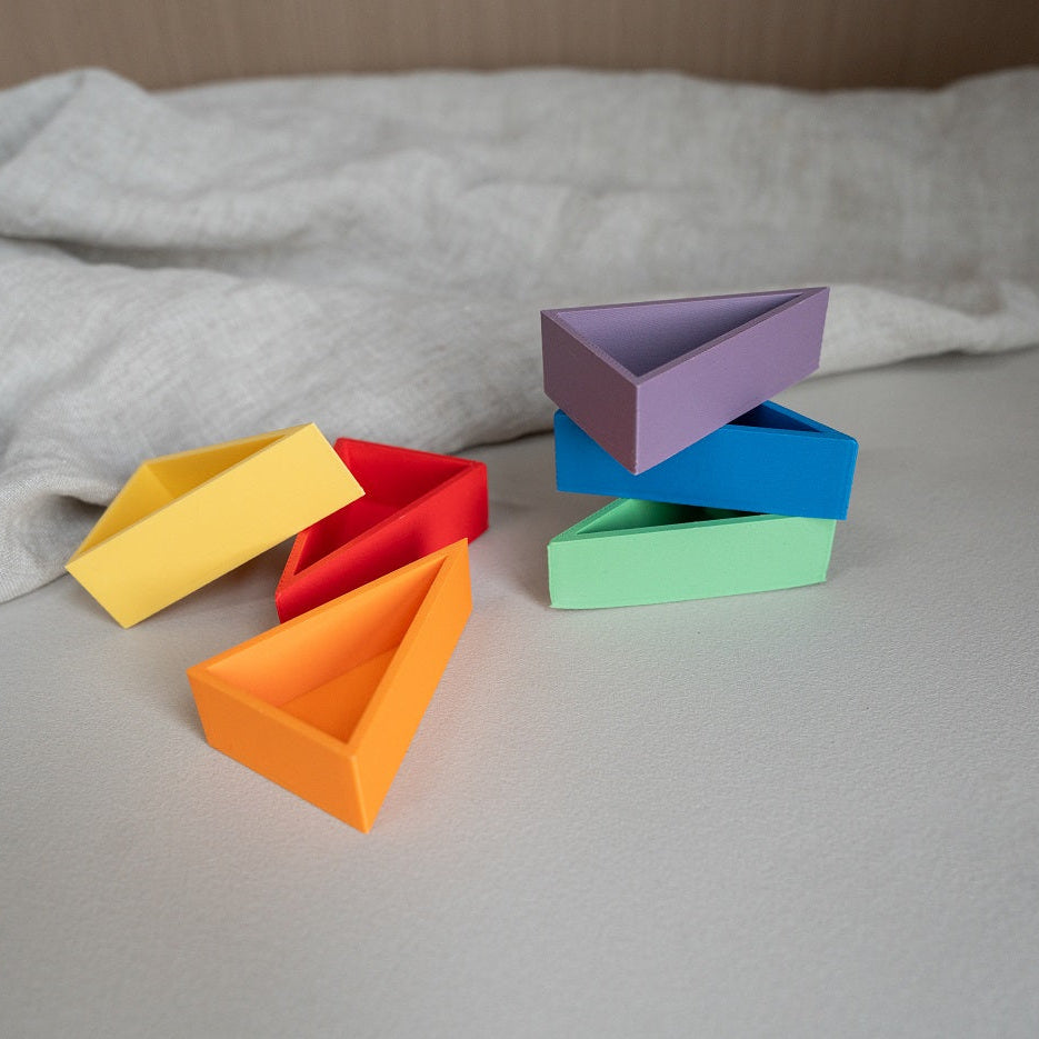 Grennn 'mandigo' regenboog gelijkbenige driehoek