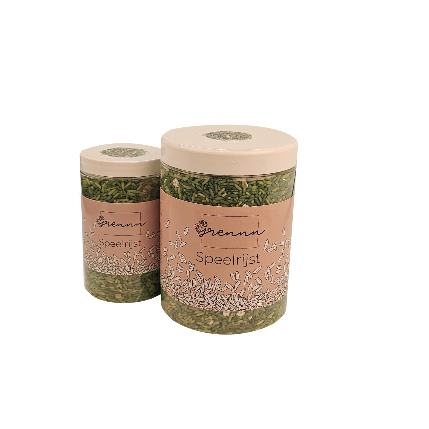 Grennn play rice white flower mix
