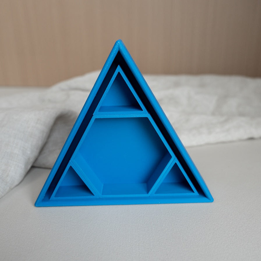 Grennn inlegdriehoek 'mandigo' blauw