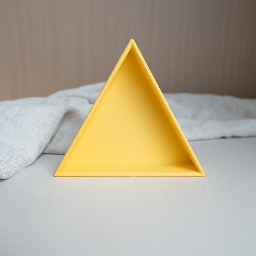 Grennn inlegdriehoek 'mandigo' geel