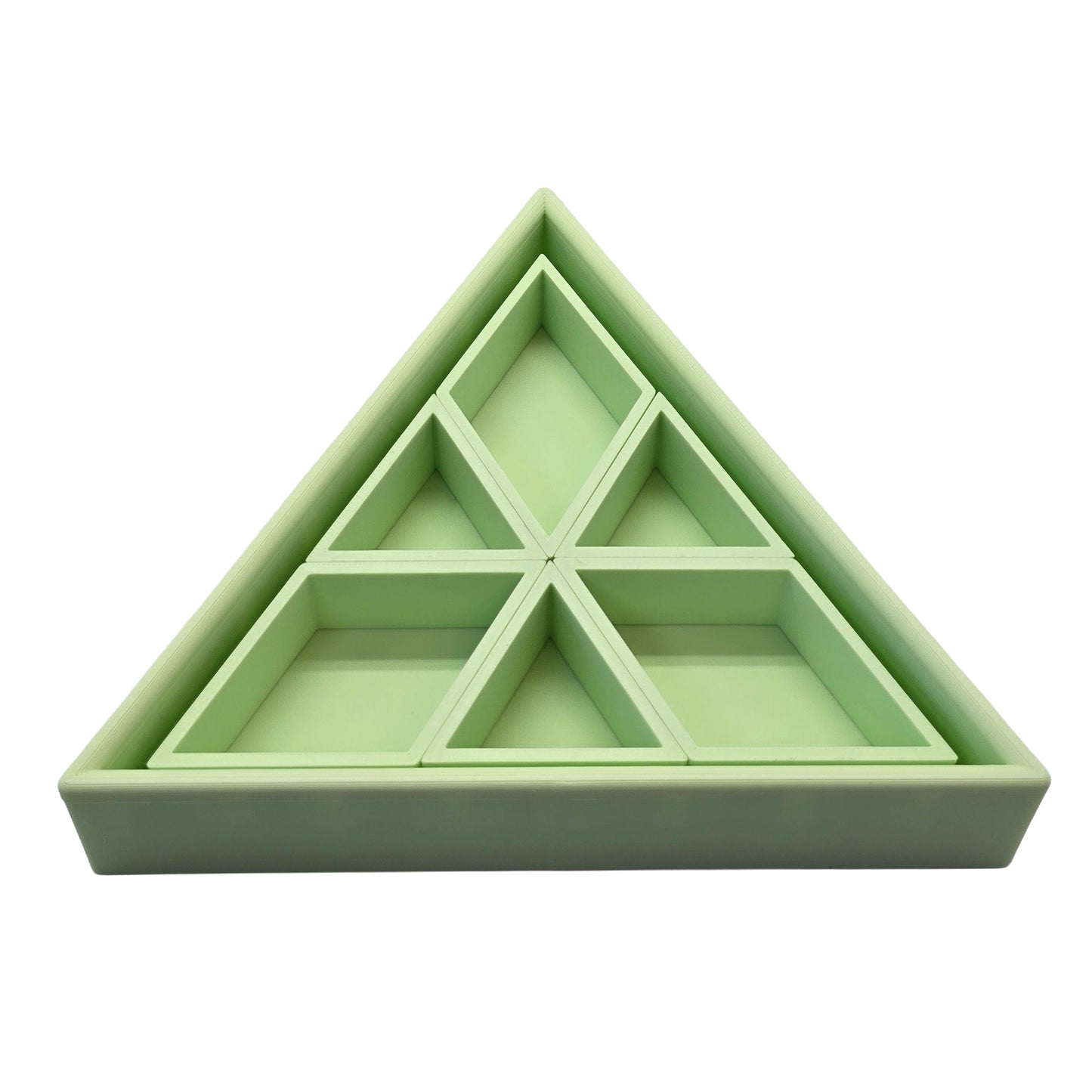 Grennn inlegdriehoek 'mandigo' pastel groen