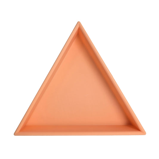 Grennn inlegdriehoek 'mandigo' pastel oranje