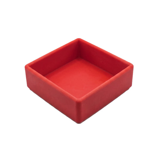 Grennn inlegvierkant 'mandigo' rood