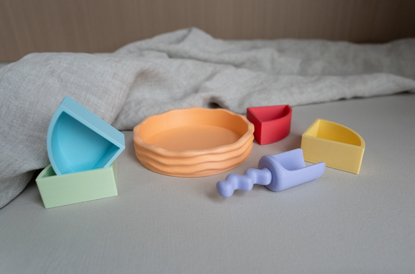 Grennn kwartcirkel set pastel