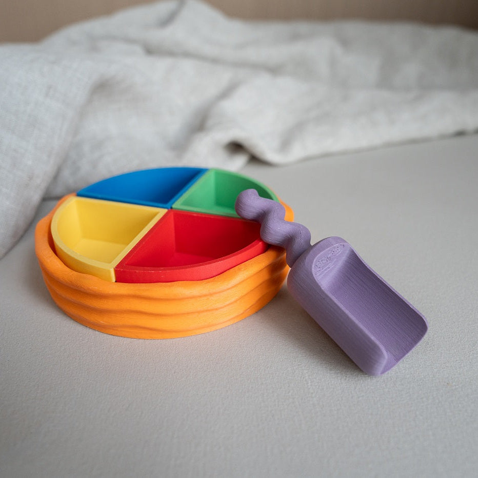 Grennn kwartcirkel set regenboog