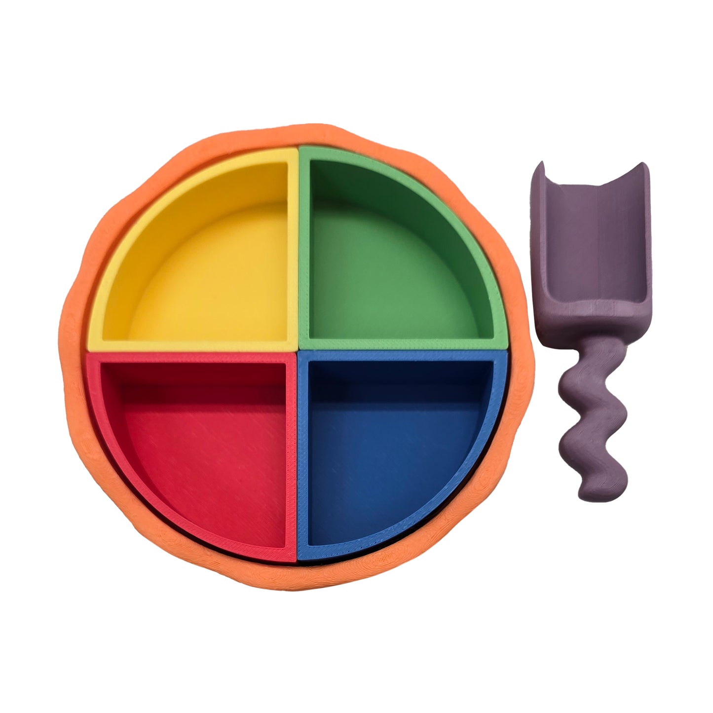 Grennn kwartcirkel set regenboog