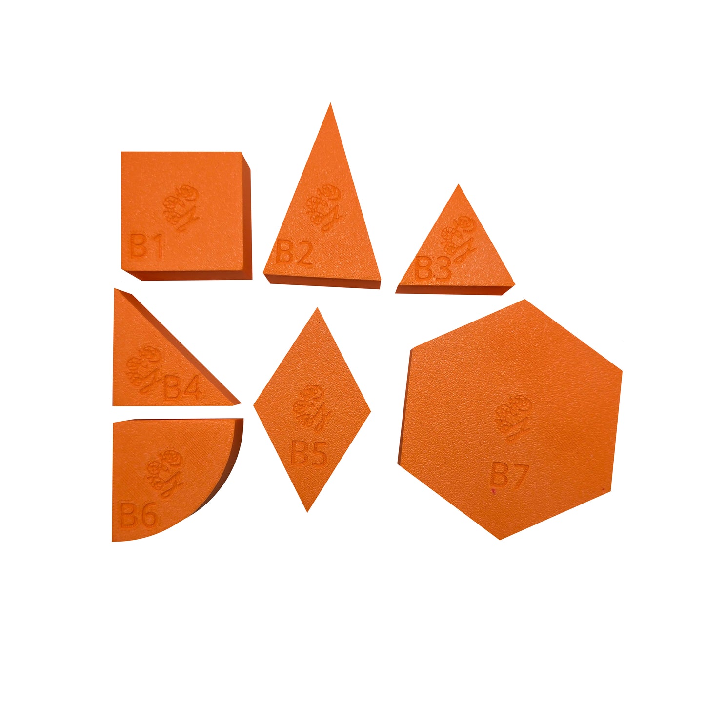 Grennn speelbakje 'mandigo' oranje ruit (B5)