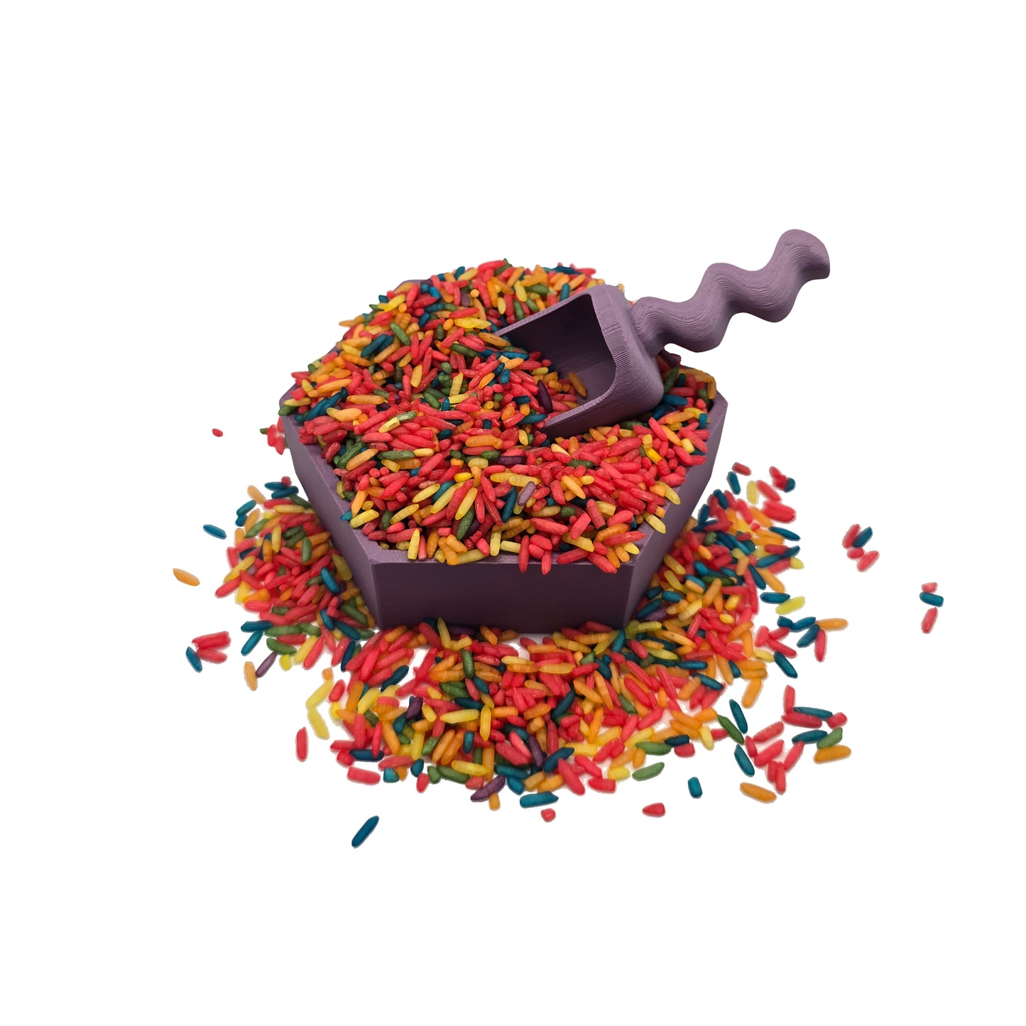Grennn speelbakje 'mandigo' paars zeshoekig (F7)
