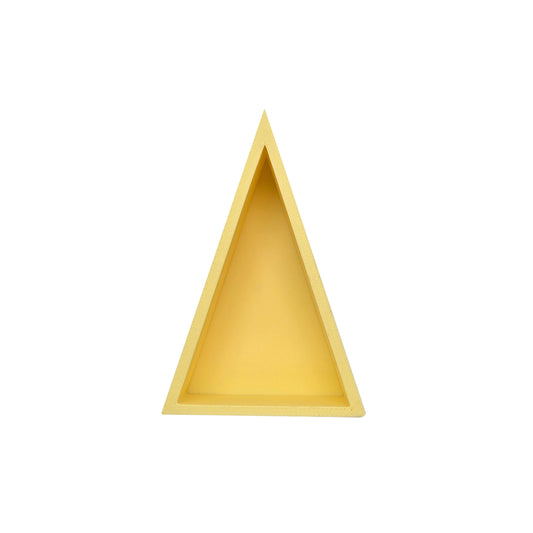 Grennn speelbakje 'mandigo' pastel geel rechte driehoek (G4)