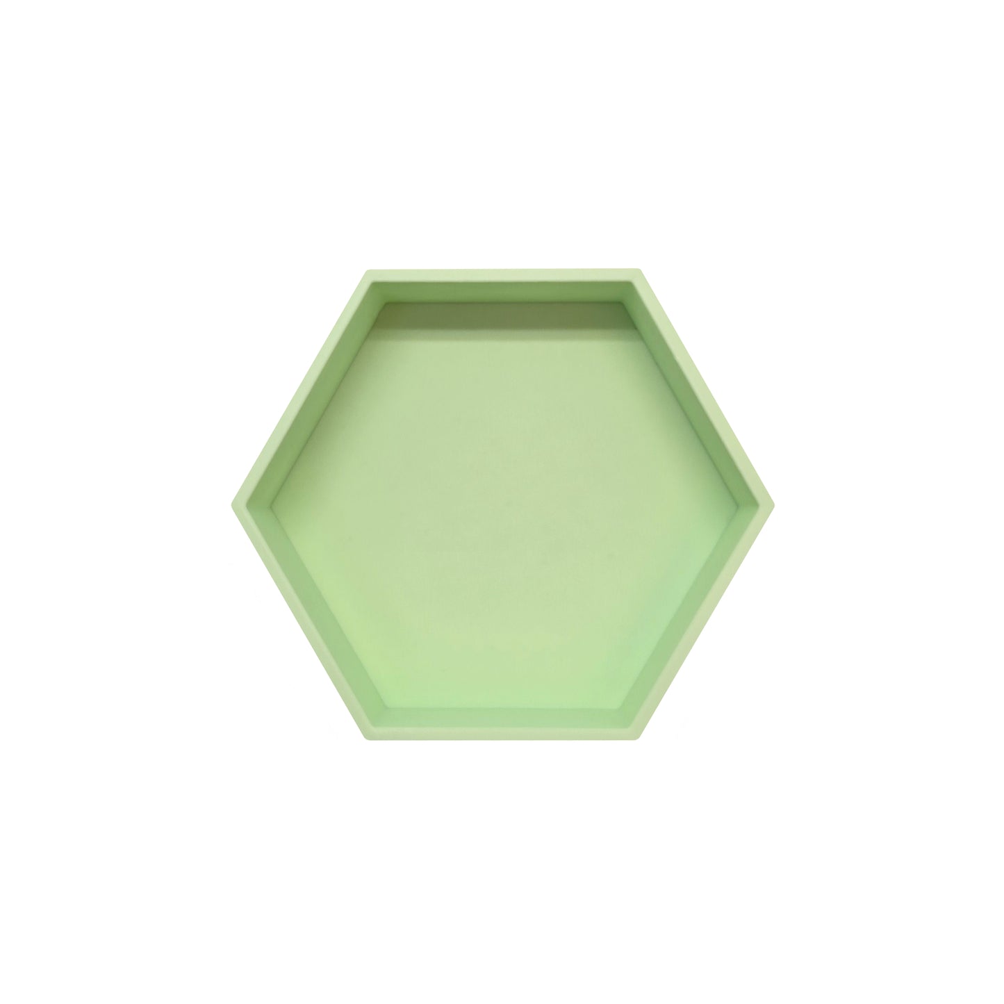 Grennn speelbakje 'mandigo' pastel groen zeshoekig (J7)