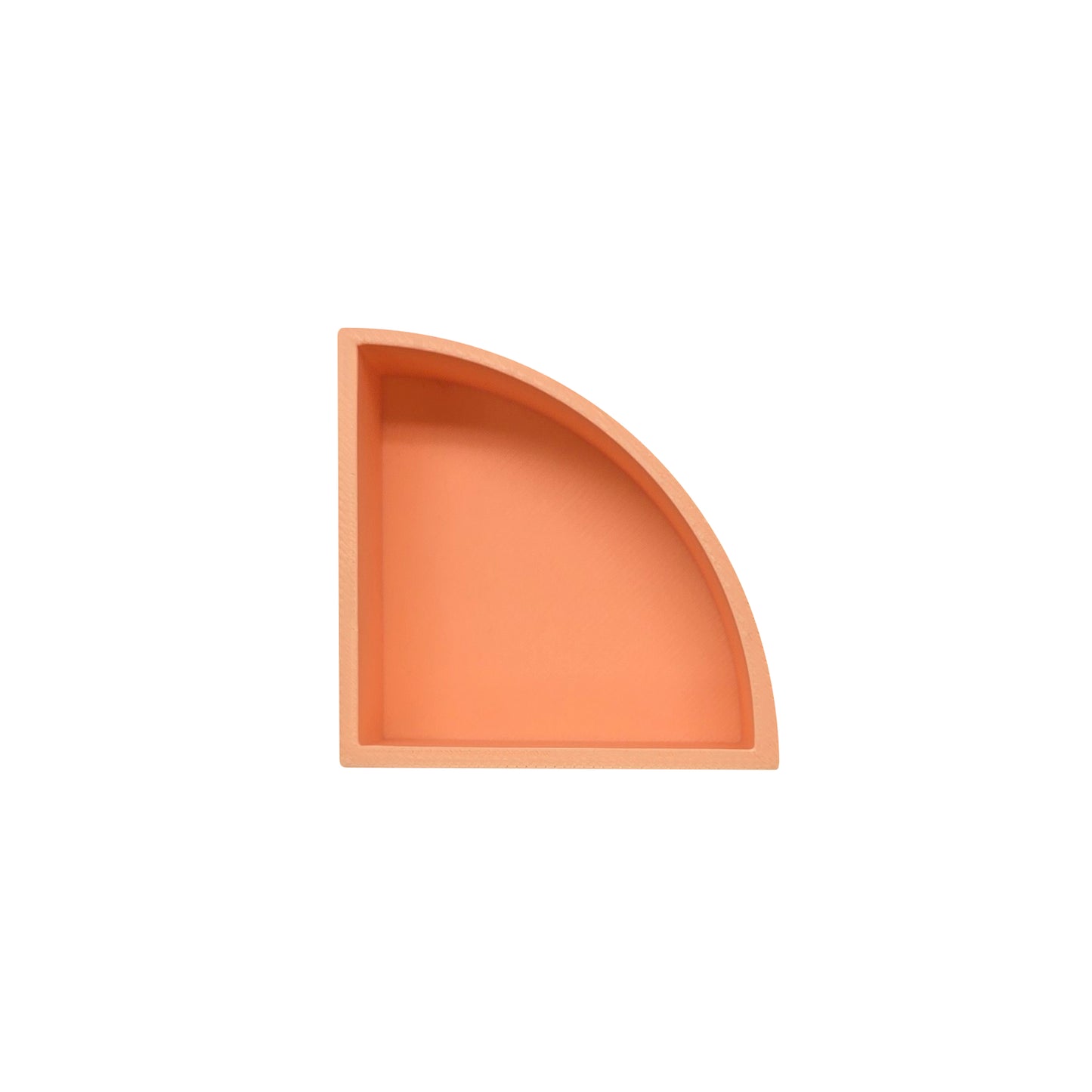 Grennn speelbakje 'mandigo' pastel oranje kwartcirkel (H6)