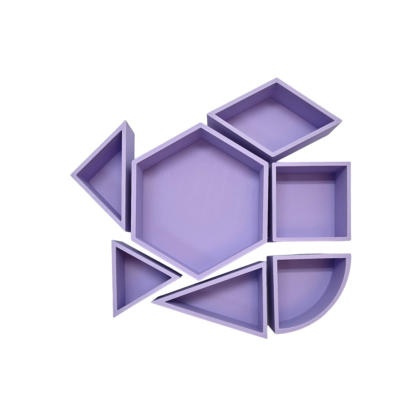 Grennn speelbakje 'mandigo' pastel paars ruit (L5)