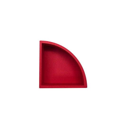 Grennn speelbakje 'mandigo' rood kwartcirkel (C6)