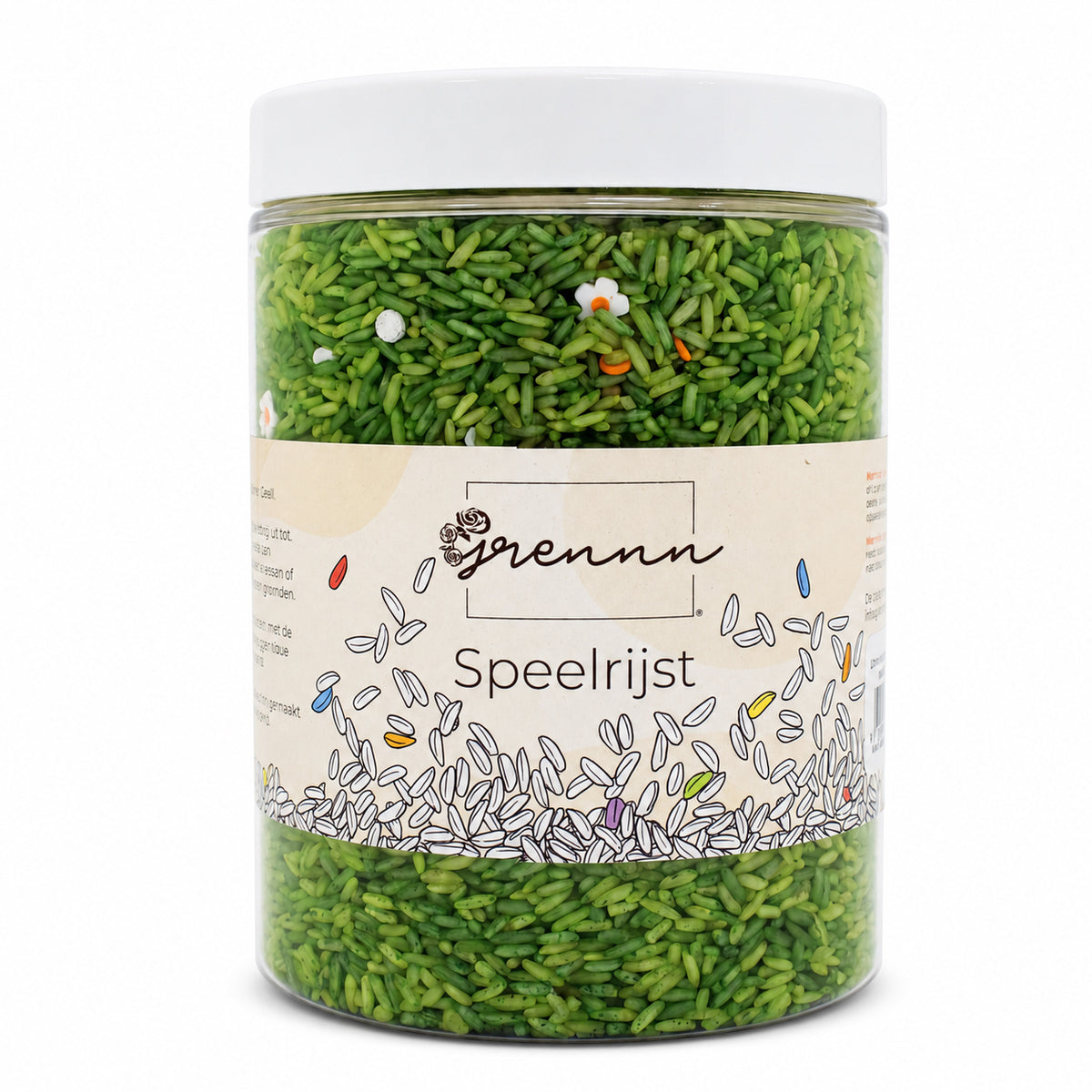 Grennn play rice white flower mix