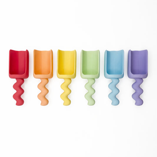 Grennn speelschepjes set pastel