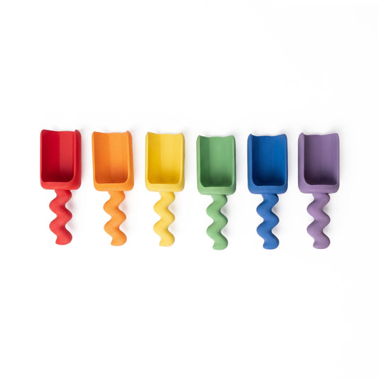 Grennn speelschepjes set regenboog