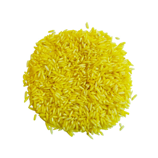 Grennn playing rice yellow